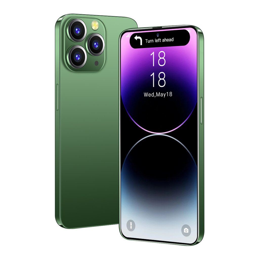 2023 Hot New 14 pro max Phone 7.3 Inch 16GB+512GB Android 5G Smartphone Face ID Android 11 Wholesale Cellphone Mobile Phones